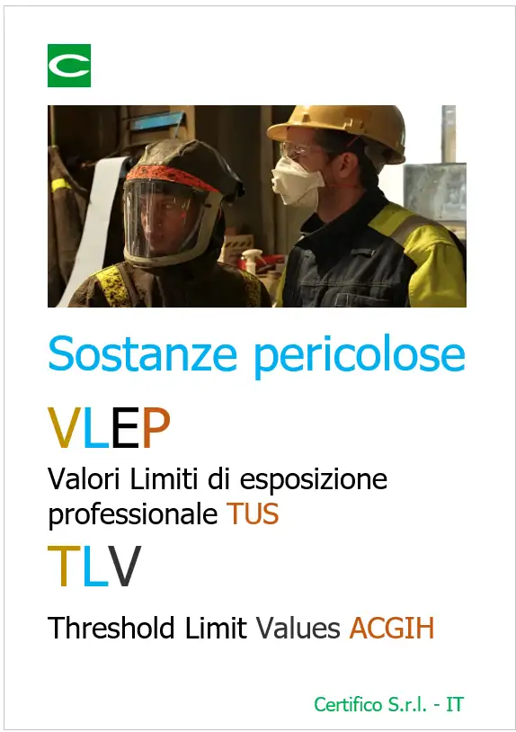 Limiti esposizione professionale agenti cancerogeni e mutageni: TLV (Threshold Limit Values) ACGIH
